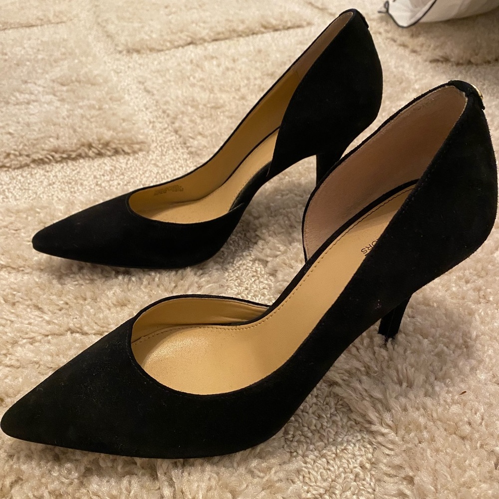 Barely worn Michael Kors black heels